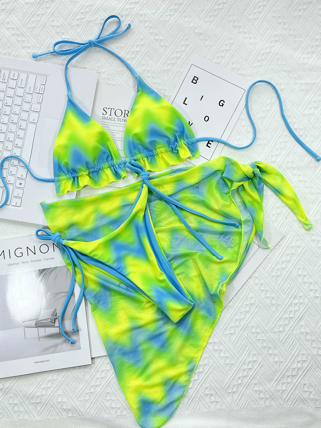 Capri Sunset Tie-Dye Bikini Set